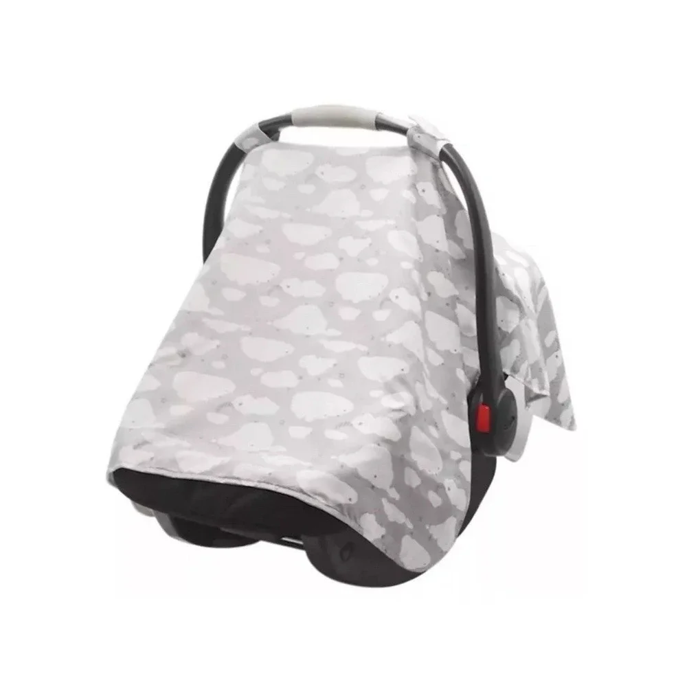 Go by Goldbug Car Seat‎ Canopy Cover UPF 50+ Protection (Gray w/Clouds)